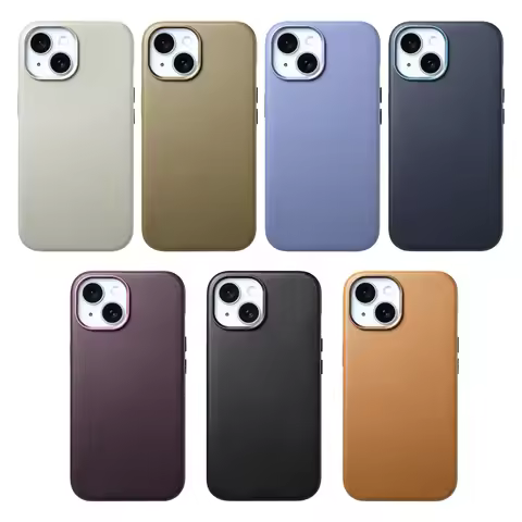 Magnetic Macsafe Leather Case for Magsafe IPhone 17 Air 14 13 15 16 Pro Max Plus 16Pro IPhone16 ProM