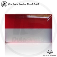 MERAH PUTIH [Wholesale!!!] Red And White Flag PIN (1 Dozen)