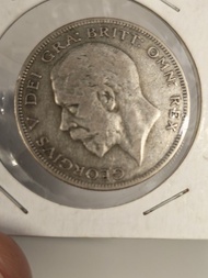 英皇喬治五世 1934年 半圓銀幣