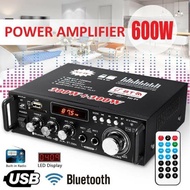 Junejour 600W Bluetooth EQ Audio Amplifier Karaoke Home Theater FM Radio - BT-298A
