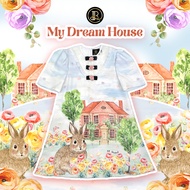 MYT x BLT SPECIAL : [BT452] : My Dream House : Mini Dress : มินิเดรสลายบิสกิตใส่สบาย