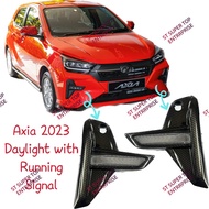 AXIA 2023 SPOT LIGHT DAYLIGHT WITH RUNNING SIGNAL FOG LAMP BUMPER LAMP AXIA 2023 CARBON COVER FOG LA