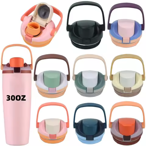 Replacement Lid Compatible Accessory with Owala FreeSip Sway 30oz Water Bottles,Caps with Carry Hand