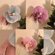 Orchid Flower Clip Hair Accessories Flower Clip Beach Clip Beach Hairclip