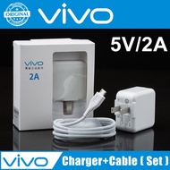 Original Vivo Charger 5V-2A Android Fast Charging Quick Charger With Micro Android Usb Cable