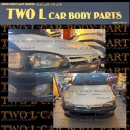 wira / satria / putra bonnet kansai for lampu wira ready stock new item frp material good fitting