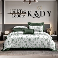 [SG] 1800TC iSilkTex Comforter Set | Includes Pillow x4 | Bolster | Bedsheet | Comforter
