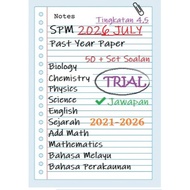 [PDF~JULY 2026]  SPM Past Year TRIAL Questions 2021-2026 JULY | KSSM Kertas Percubaan SPM  | Tingkat