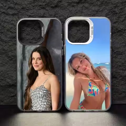 Singer MMB M-Millie Bobby B-Brown Phone Case For iPhone 17 16 15 14 13 12 11 Pro Max Plus Silver Mat