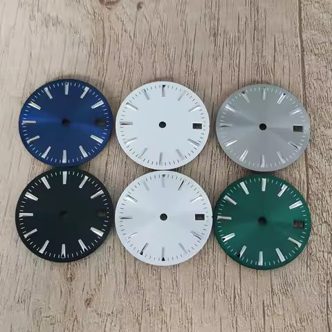 Modified Watch Accessories Watch Dial Stripes Sunburst Simple Watch Face for NH35/364R/7S Movement