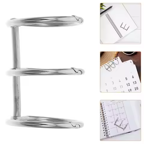 Loose Leaf Binder Rings Plastic DIY Binding Notebook Halloween Christmas Binder Ring Clip Book Binde