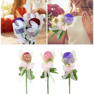 【CH*】 Stylish Ceremony Rings Box Rings Display Box Rose Flower Shape Jewelry Box