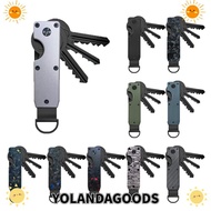 YOLANDAGOODS1 Key Organizer, Holds 2-6 Keys Minimalist Key  Holder, Innovative with Screwdriver Meta