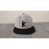 R2-C16-CAP ADULT NEW ERA VINTAGE ALPHABET K FULLCAP FITTED ORIGINAL USA