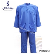 Dexwin SET BAJU MELAYU [BIRU] / Baju Melayu Biru KAFA Sepasang Kain Koshibo