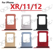 Dual / Single SIM card tray For iphone XR / 11 / 12 Sim Card Tray Slot Holder Card Holder Reader SD 