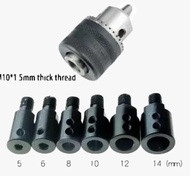 adaptor dinamo 775 ke gerinda sambungan As dinamo M10