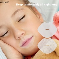 [woyao2] 30Pcs/Bag Lip Shape Anti-Snoring Stickers For Children Night Sleep Lip Nose Breathing Impro