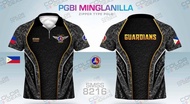 PGBI GUARDIANS 3D POLO SHIRT Full Sublimation Zipper Polo Shirt for Men Women Short Sleeve Customize