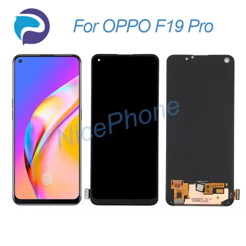 for OPPO F19 Pro LCD Display Touch Screen Digitizer Assembly Replacement 6.43" CPH2285 F19 Pro Scree
