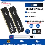 Gốc Kingston HyperX Fury 8GB 16GB DDR3 RAM 3200MHz 2666MHz 2400MHz DRAM PC4-19200 PC4-21300 PC4-2560