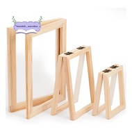 3 Pieces Paper Making Wooden Paper Making Mould Papermaking Screen Kit 3 Size Frame for DIY  (A7, A6