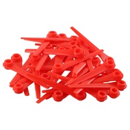 100pcs Trimmer Blades Plastic Replacement Plastic Red For Grass Trimmer Art 9823/9825/9820/9821/9828
