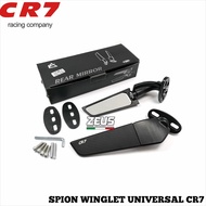 CR7 Stealth Winglet Rear Mirror Motorcycle Stealth Winglet Universal Ninja ZX25R ZX10R ZX636