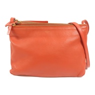 CELINE 羊皮皮革Trio Large金扣肩背袋