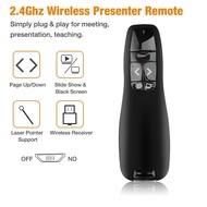 R400 2.4Ghz USB Pointer Wireless PPT Presenter Pen Red Laser Remote Control