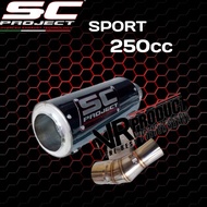 Racingknalpot SC Project carbon Sport250cc Ninja250 R25 Cbr250 etc. sc project exhaust