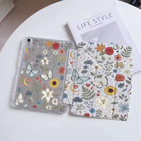 Butterfly Star Garden For Samsung Galaxy Tab A8 A9 A11 S6 S7 S8 S9 S10 FE Plus Lite Protective With 