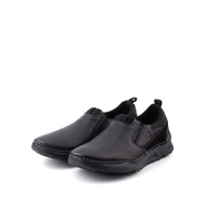 Camel Active Leather Slip On Shoes Men - Black Burren 852364-RS1-1