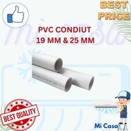KUCHING SARAWAK EAST MALAYSIA PVC CONDIUT DRAIN PIPE 19 MM & 25 MM FOR AIRCOND INSTALLATION
