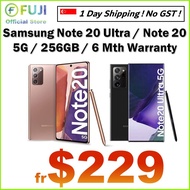 Samsung Note 20 Ultra (5G) / Note 20 (5G) / Snapdragon Processor / 6 Month Warranty / Local SG Seller / Refurbished