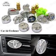 Car Logo Air Freshener Bling Car Decor Car Air Vent Clip Charm Car Vent Ornament Car Interior Decora