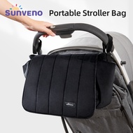SUNVENO Multifunction Baby Stroller Organizer BagLarge Capacity   Diaper Bag with Infant Trolley Bag Stroller Accessories Maternity Storage