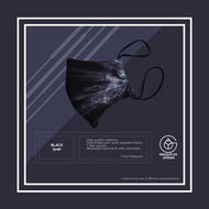 Face Mask Selesa Head loop Face Mask Lelaki Perempuan (black ship)