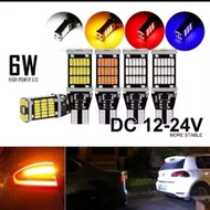 2Pcs Turn Signals 45led T10/T15 universal motorcycle car silent mode