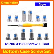 New Bottom Case Screw Screws + Screwdriver For Macbook Pro A1706 A1989 2016 2017 2018 2019 Space Gra