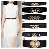 Korean Fashion Elastic Women's Belt Gasper Rubber Belt for Girls