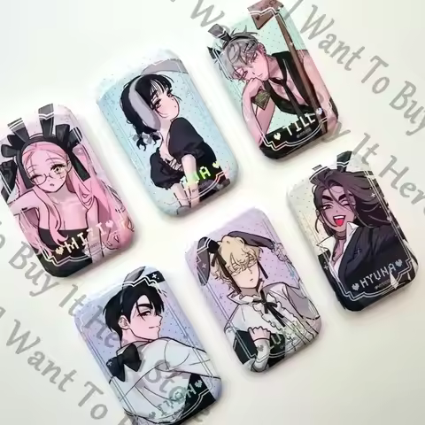 Anime Alien Stage Hyuna Mizi Sua Till Luka Ivan Cosplay Cartoon Badge Accessory Widget Emblem Pendan