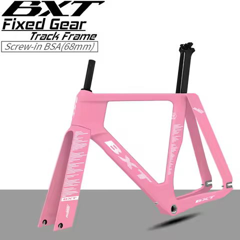 BXT T1000 TRC-195 Carbon Fixed Gear Track Frame Carbon Fibre Track Bike Frame Single speed Fork 9x10