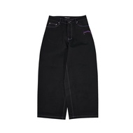RAW DENIM BAGGY BLACK PURPLE KAREEM MOODDAY PROJECT RAW DENIM RAW DENIM JEANS
