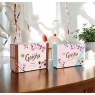 Geisha Dark Filled Chocolate 150g dark chocolate/ sea salt/ milk chocolate