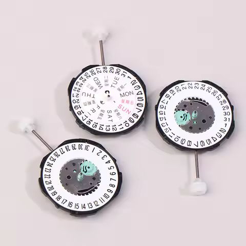 Sunon SL28 SL28-6 Quartz Movement, Three Hands Calendar Date Replacement Movement, Cheap Alternative