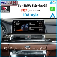 Android 14 Wireless CarPlay Car Radio Stereo For BMW 5Series GT F07 2011-2018 NBT CIC GPS Navigation