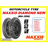 MOTORCYCLE TUBELESS TYRE / TYRE MAXXIS DIAMOND (MA-3DN / MA-3D) / TAYAR MAXXIS DIAMOND