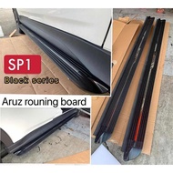 Perodua Aruz side step running boards black series Aruz black king kong