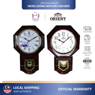 Orient Japan OE007 Plastic Case Melody & Strike Quartz Wall Clock Jam Dinding 100% Original